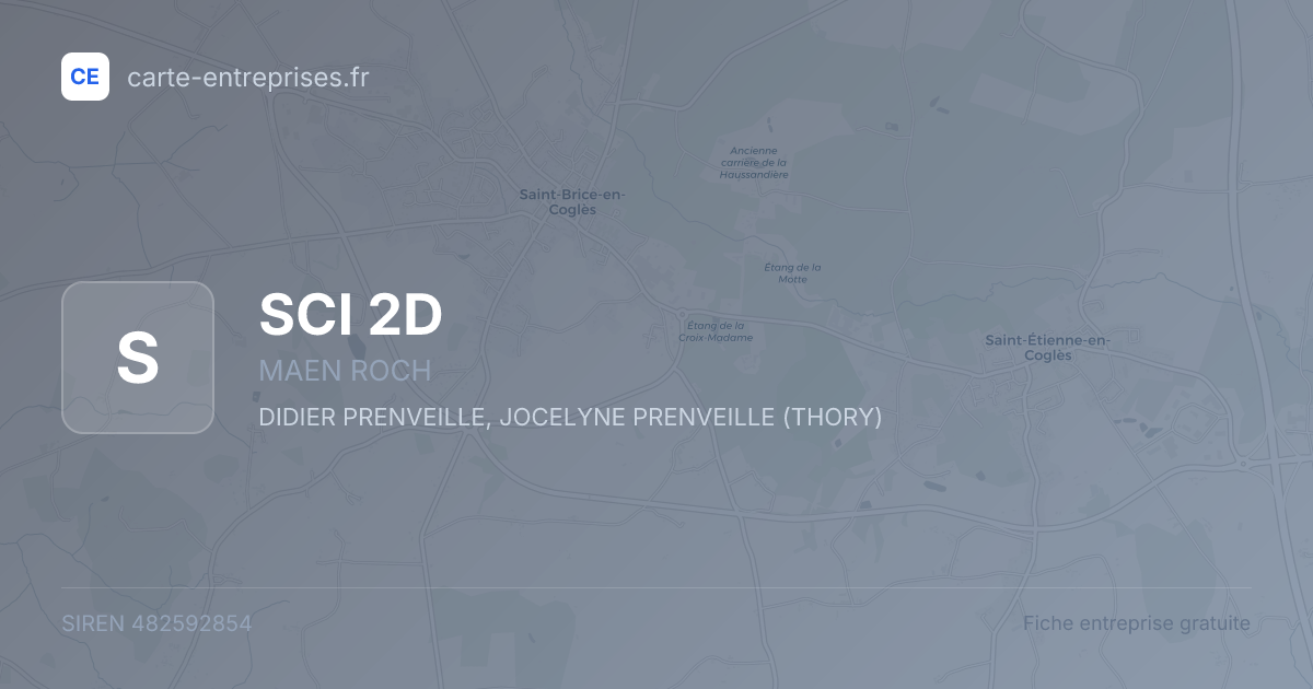 SCI 2D — 482592854 — fiche entreprise