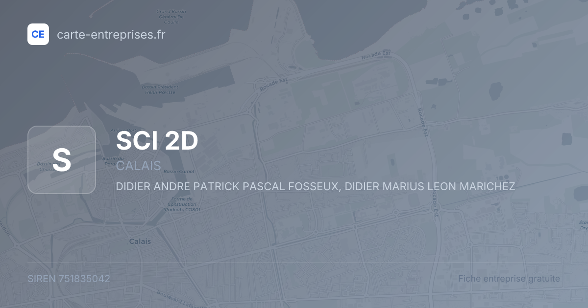 SCI 2D — 751835042 — fiche entreprise