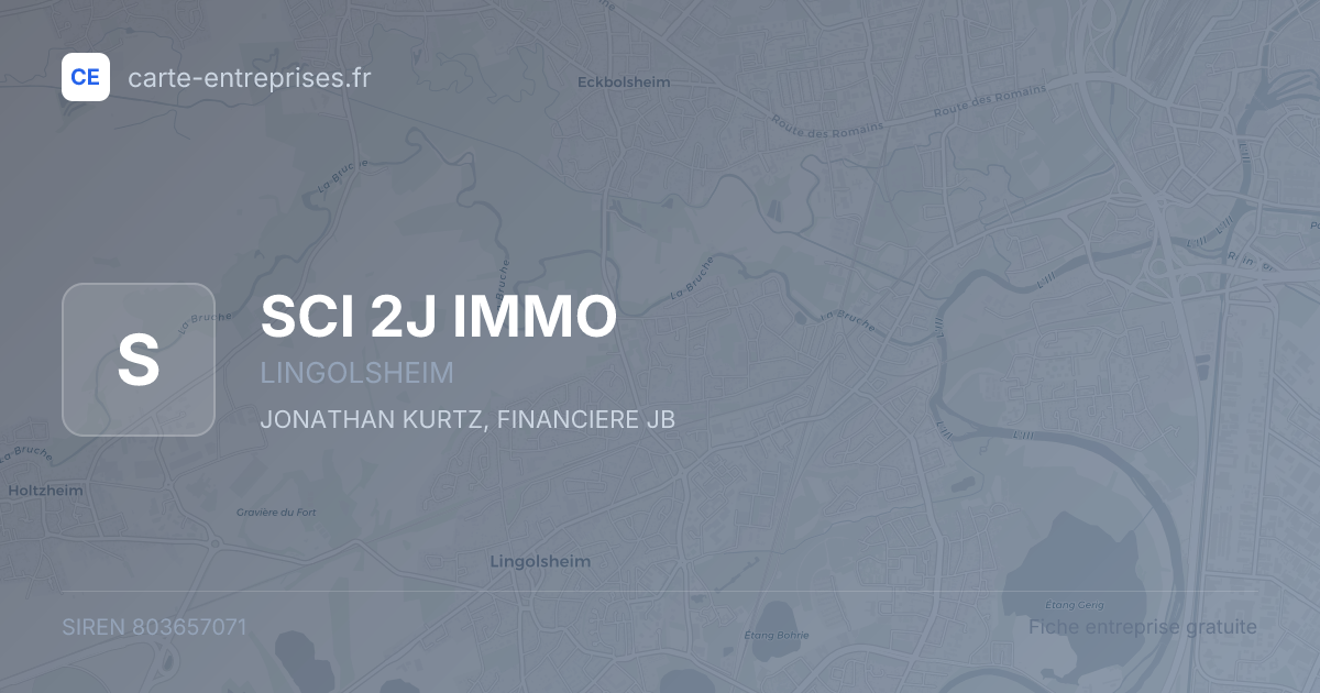 SCI 2J IMMO — 803657071 — fiche entreprise