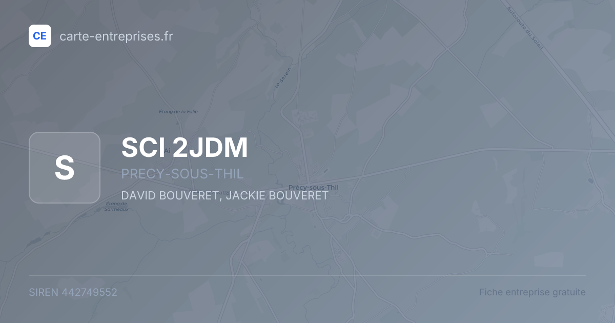 SCI 2JDM — 442749552 — fiche entreprise