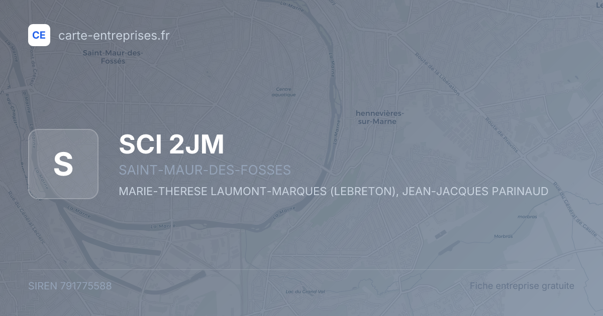 SCI 2JM — 791775588 — fiche entreprise