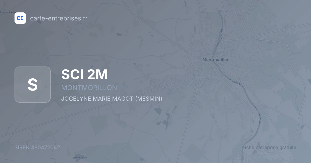 SCI 2M — 480472042 — fiche entreprise