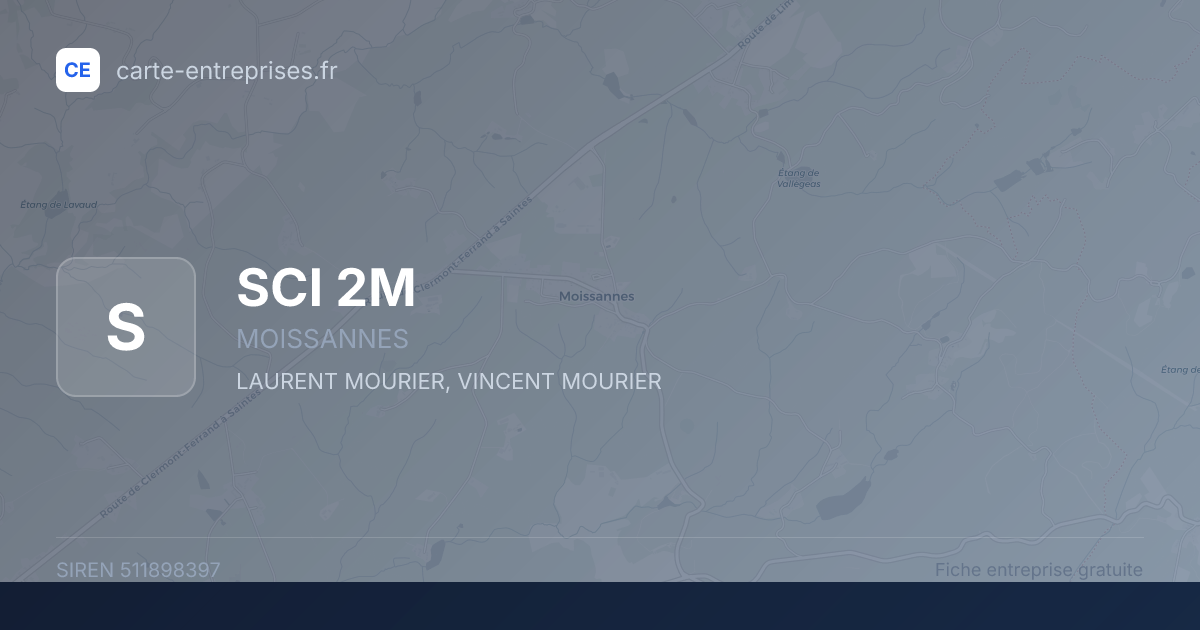 SCI 2M — 511898397 — fiche entreprise