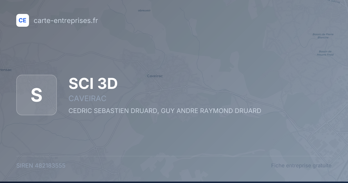 SCI 3D — 482183555 — fiche entreprise