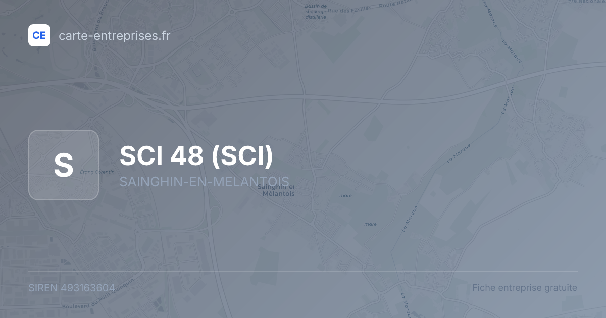 SCI 48 (SCI) — 493163604 — fiche entreprise