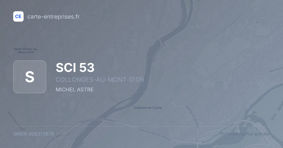 SCI 53 — 408373876 — fiche entreprise