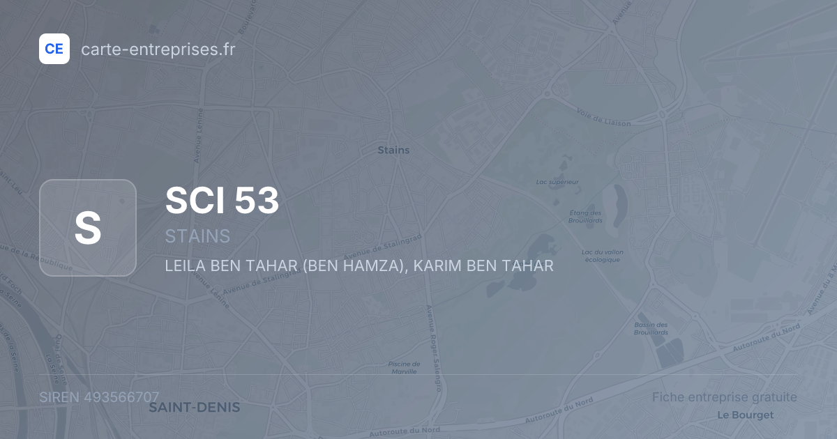 SCI 53 — 493566707 — fiche entreprise
