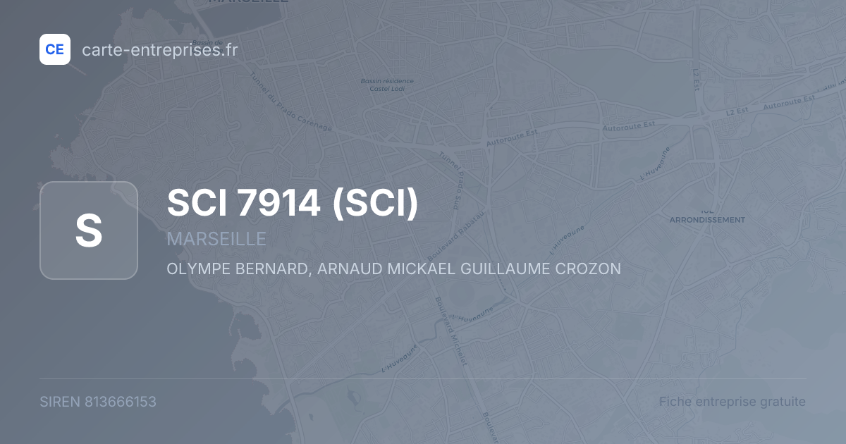 SCI 7914 (SCI) — 813666153 — fiche entreprise