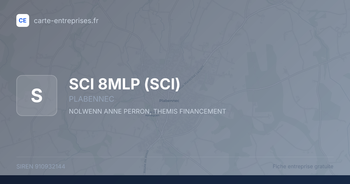 SCI 8MLP (SCI) — 910932144 — fiche entreprise