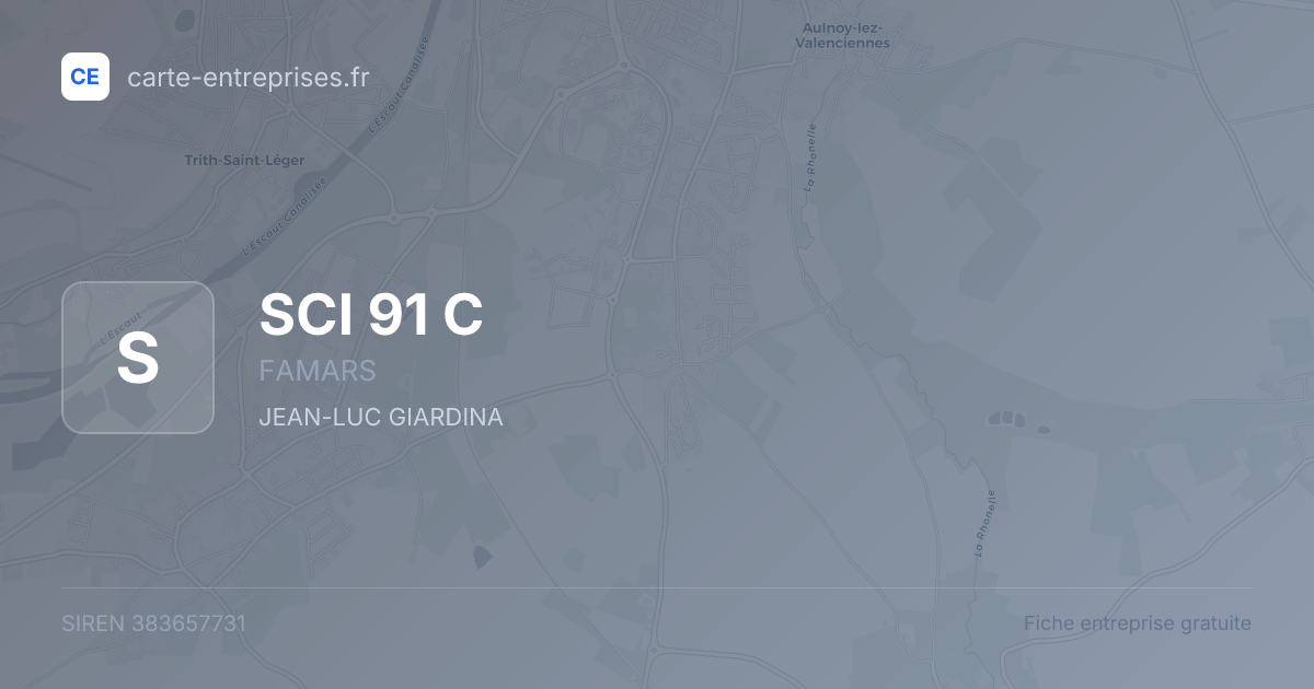 SCI 91 C — 383657731 — fiche entreprise