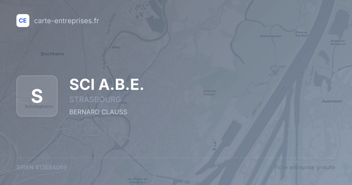 SCI A.B.E. — 413684069 — fiche entreprise