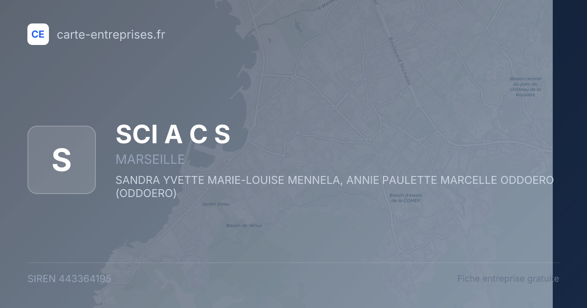 SCI A C S — 443364195 — fiche entreprise