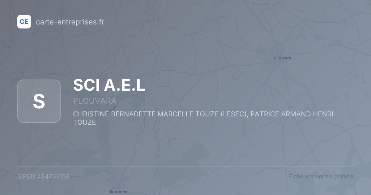 SCI A.E.L — 484738158 — fiche entreprise