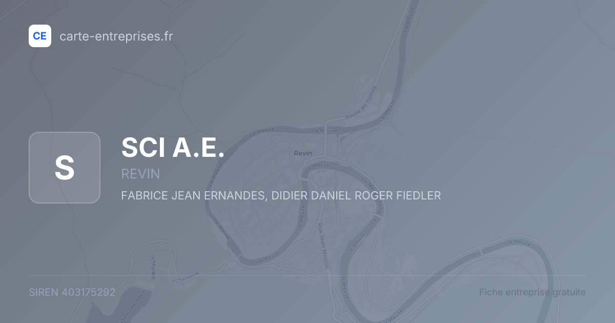 SCI A.E. — 403175292 — fiche entreprise