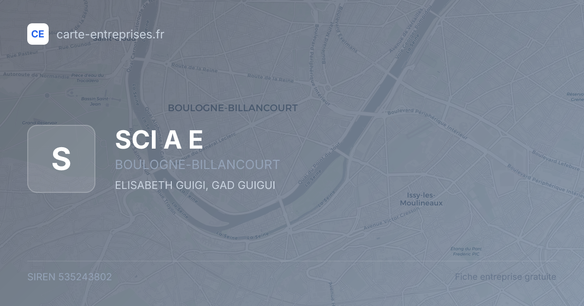 SCI A E — 535243802 — fiche entreprise
