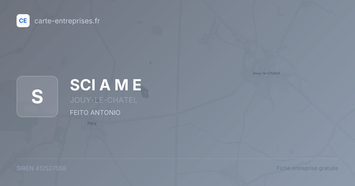 SCI A M E — 412527558 — fiche entreprise