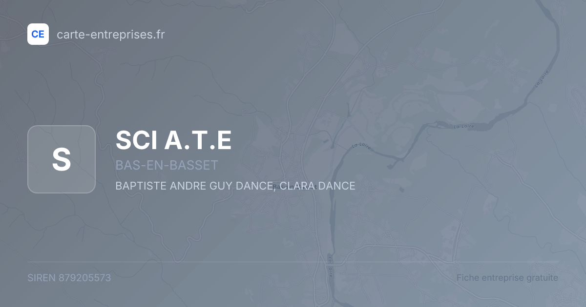 SCI A.T.E — 879205573 — fiche entreprise