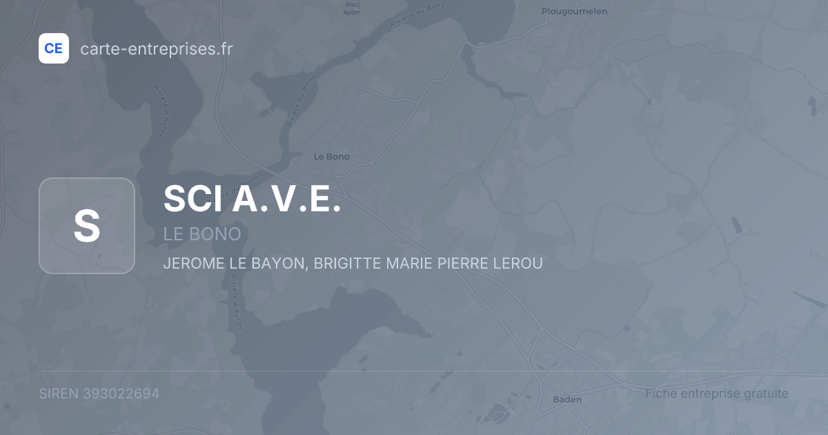 SCI A.V.E. — 393022694 — fiche entreprise
