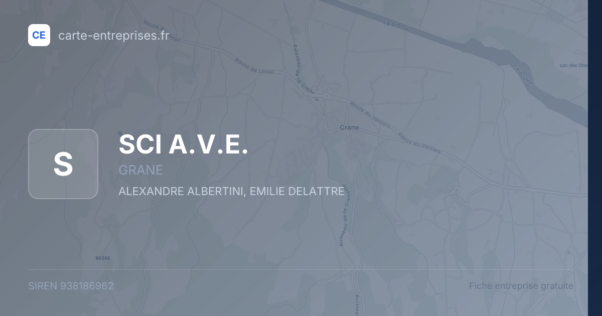 SCI A.V.E. — 938186962 — fiche entreprise