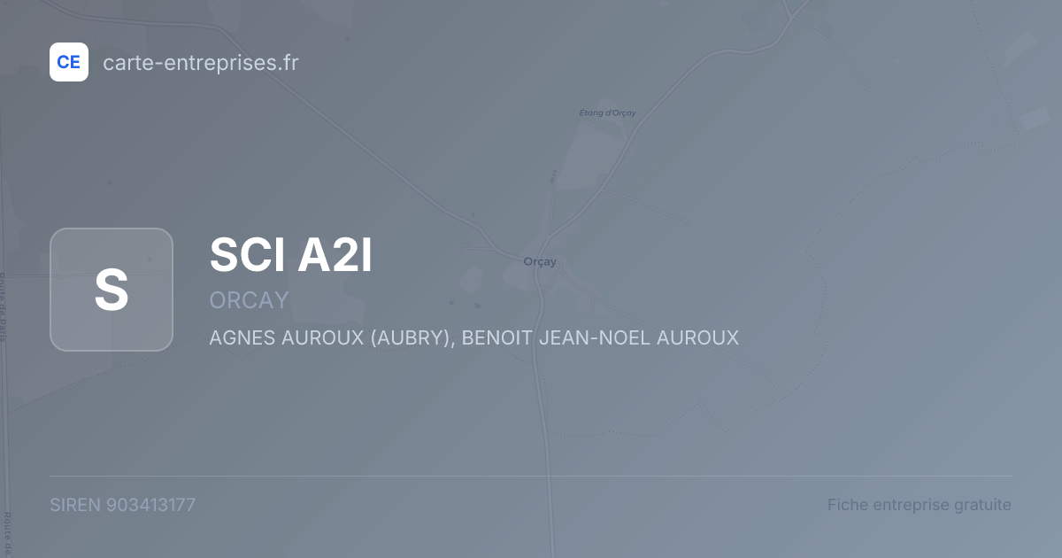 SCI A2I — 903413177 — fiche entreprise