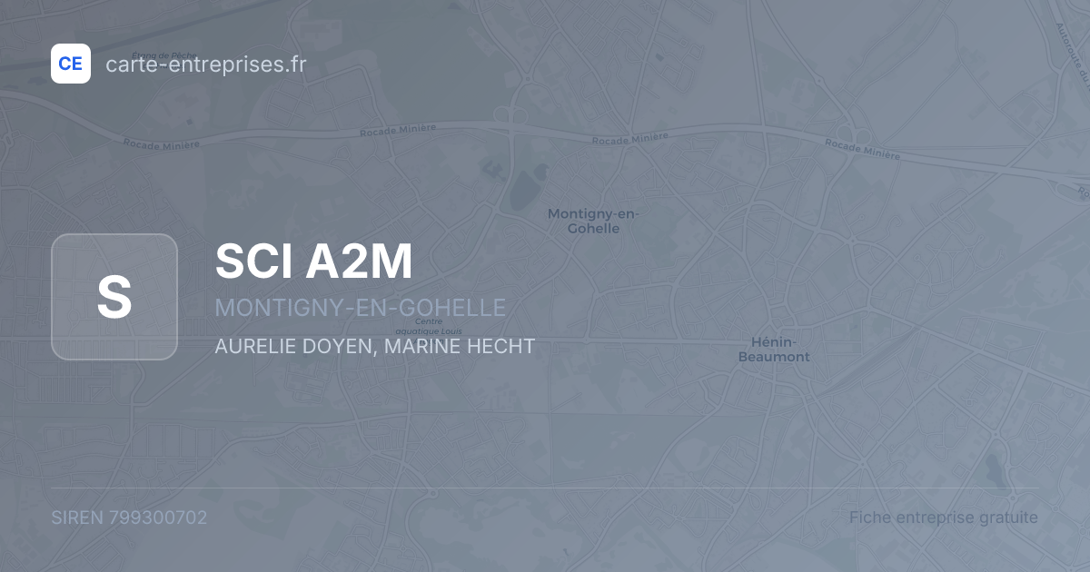SCI A2M — 799300702 — fiche entreprise