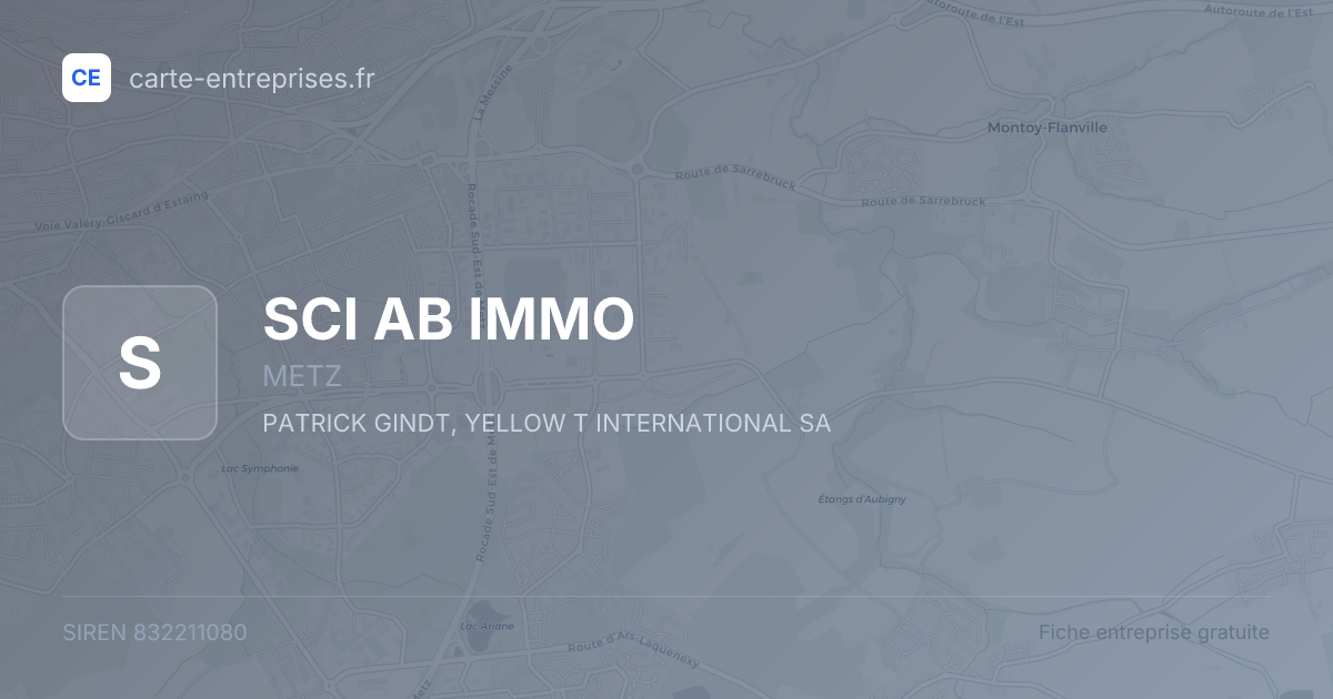 SCI AB IMMO — 832211080 — fiche entreprise