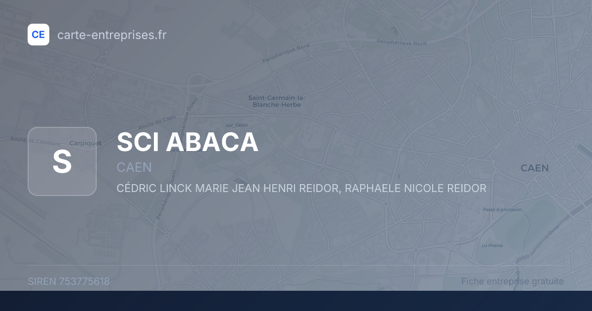 SCI ABACA — 753775618 — fiche entreprise