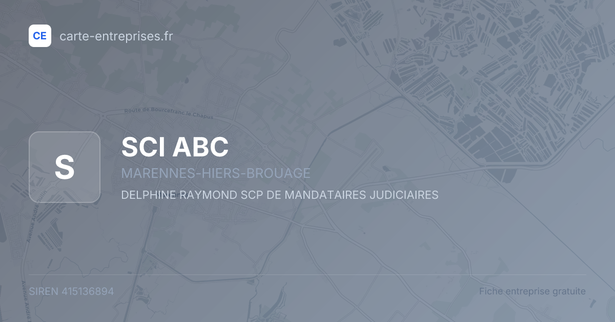 SCI ABC — 415136894 — fiche entreprise