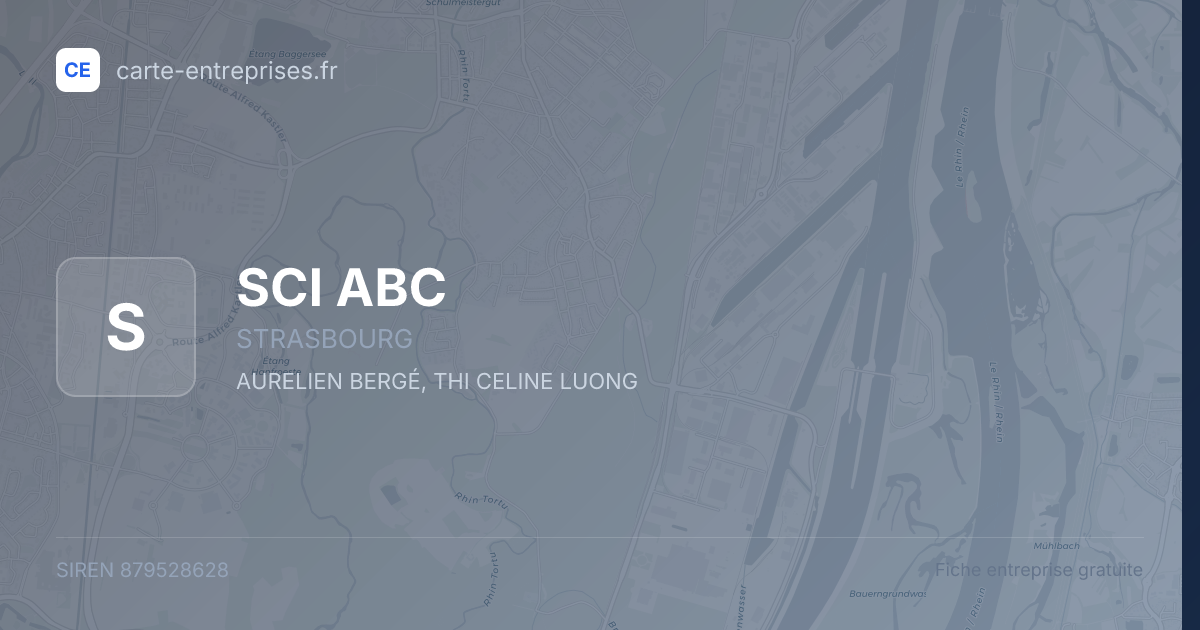 SCI ABC — 879528628 — fiche entreprise
