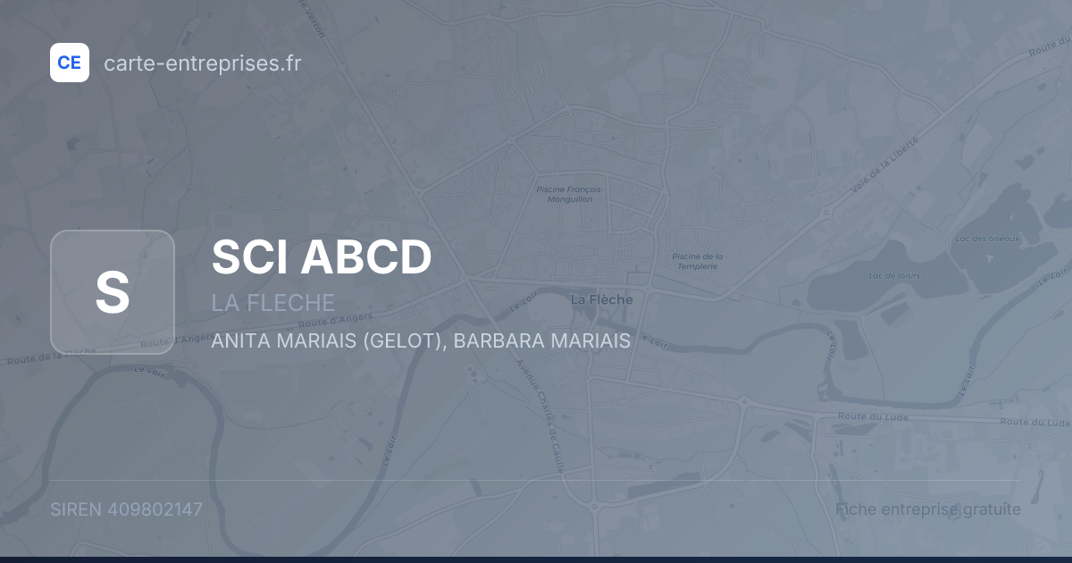 SCI ABCD — 409802147 — fiche entreprise