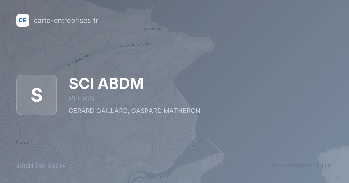 SCI ABDM — 385188834 — fiche entreprise