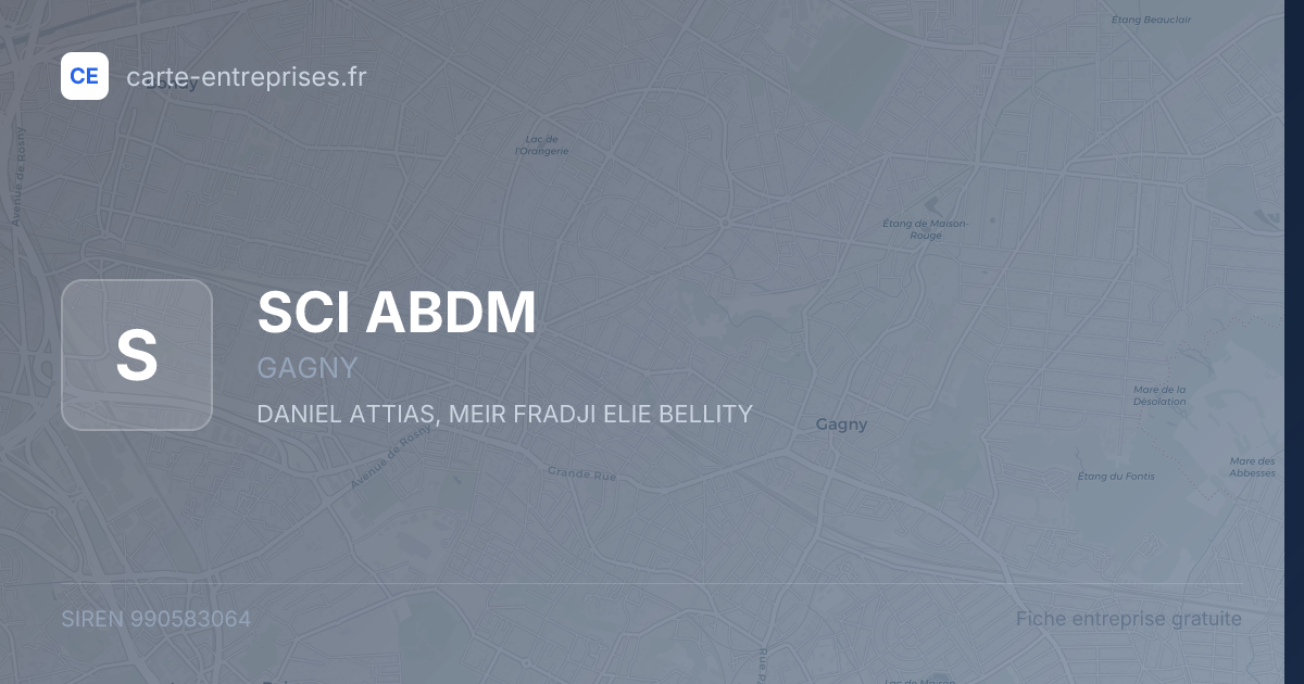 SCI ABDM — 990583064 — fiche entreprise