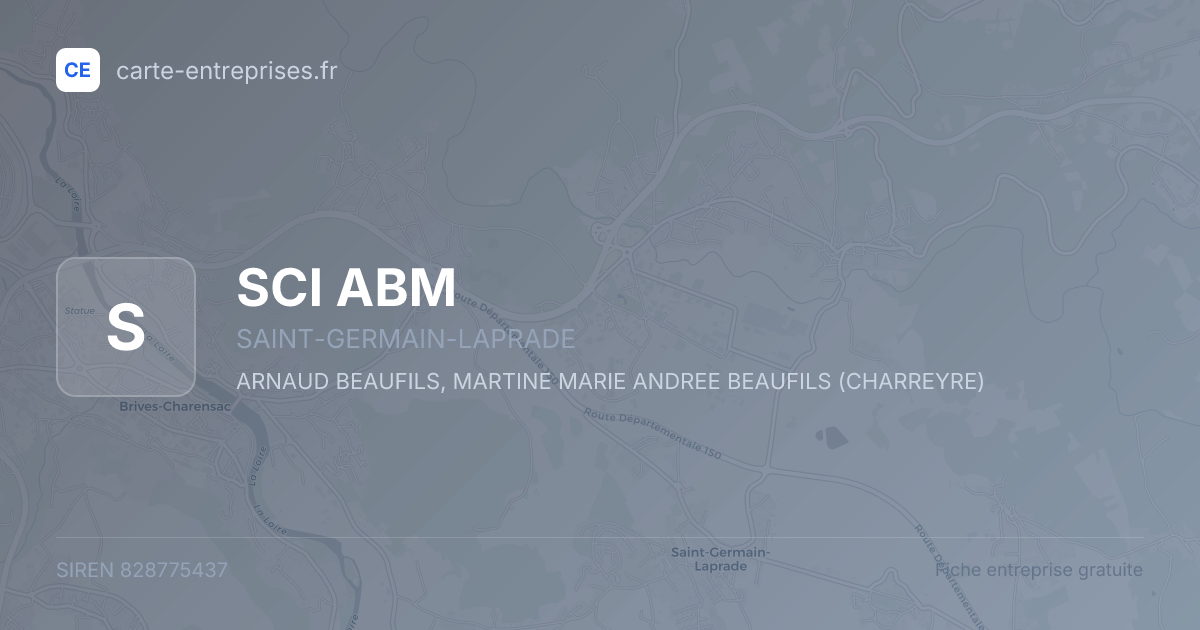SCI ABM — 828775437 — fiche entreprise
