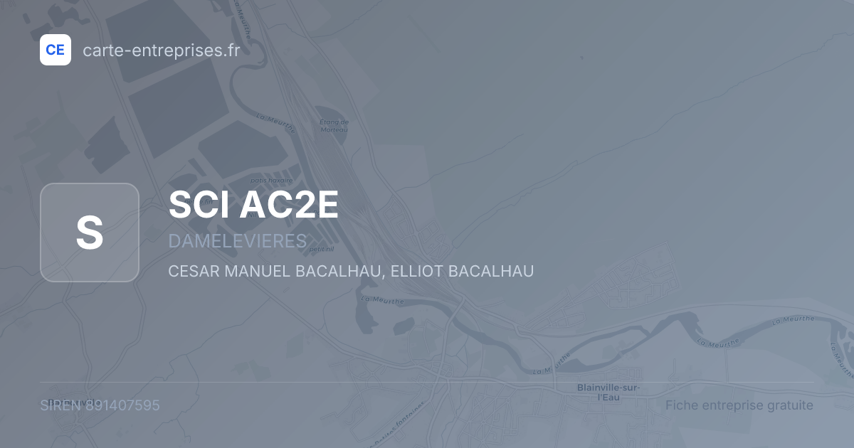SCI AC2E — 891407595 — fiche entreprise