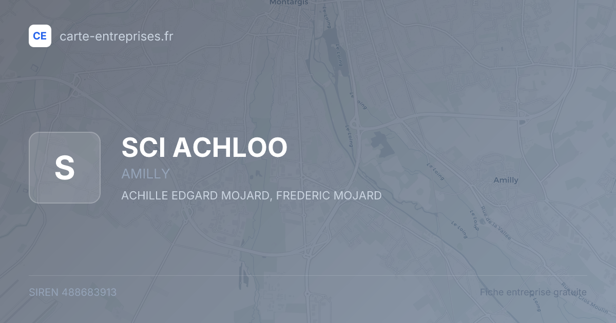 SCI ACHLOO — 488683913 — fiche entreprise