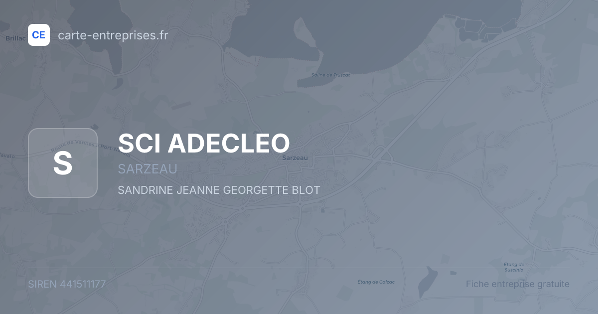 SCI ADECLEO — 441511177 — fiche entreprise