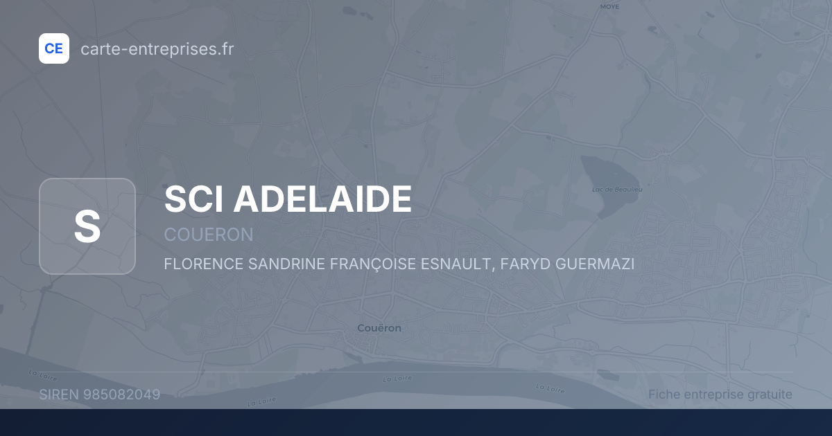 SCI ADELAIDE — 985082049 — fiche entreprise