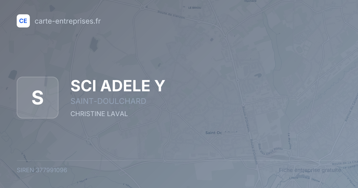 SCI ADELE Y — 377991096 — fiche entreprise