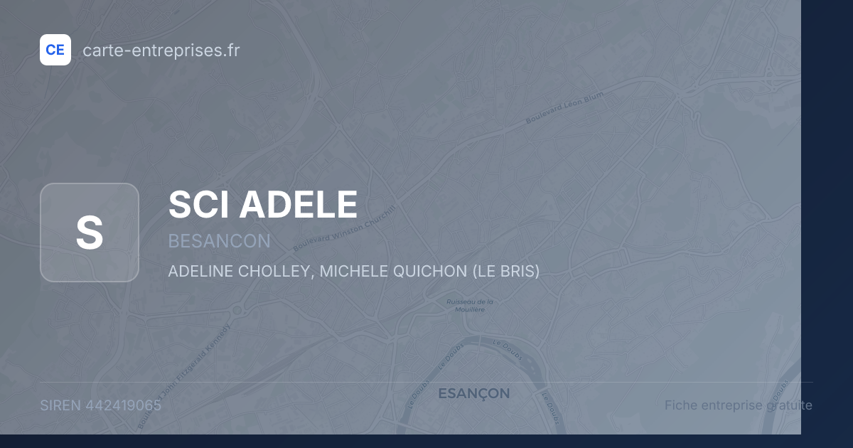 SCI ADELE — 442419065 — fiche entreprise