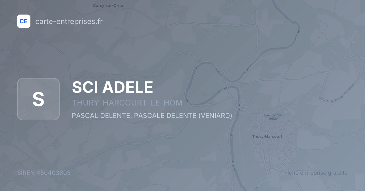 SCI ADELE — 450403803 — fiche entreprise