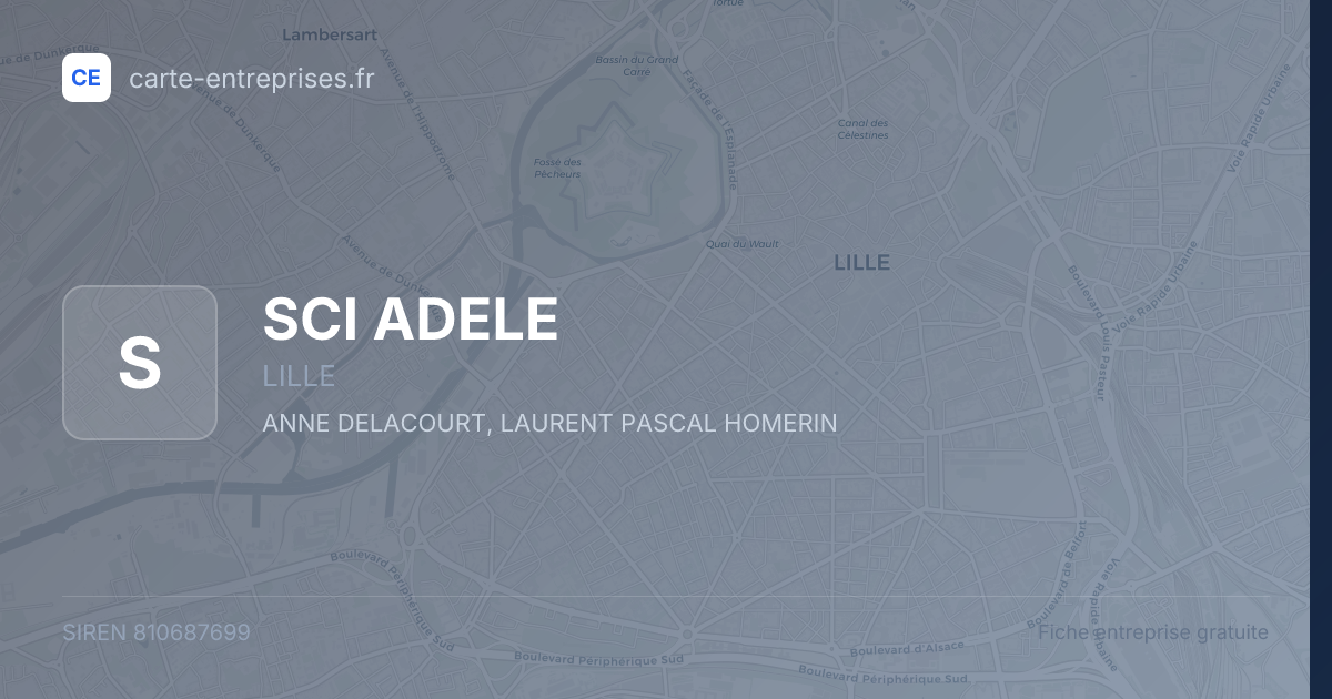 SCI ADELE — 810687699 — fiche entreprise