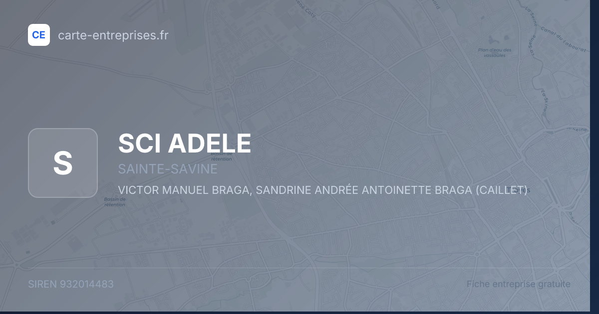 SCI ADELE — 932014483 — fiche entreprise
