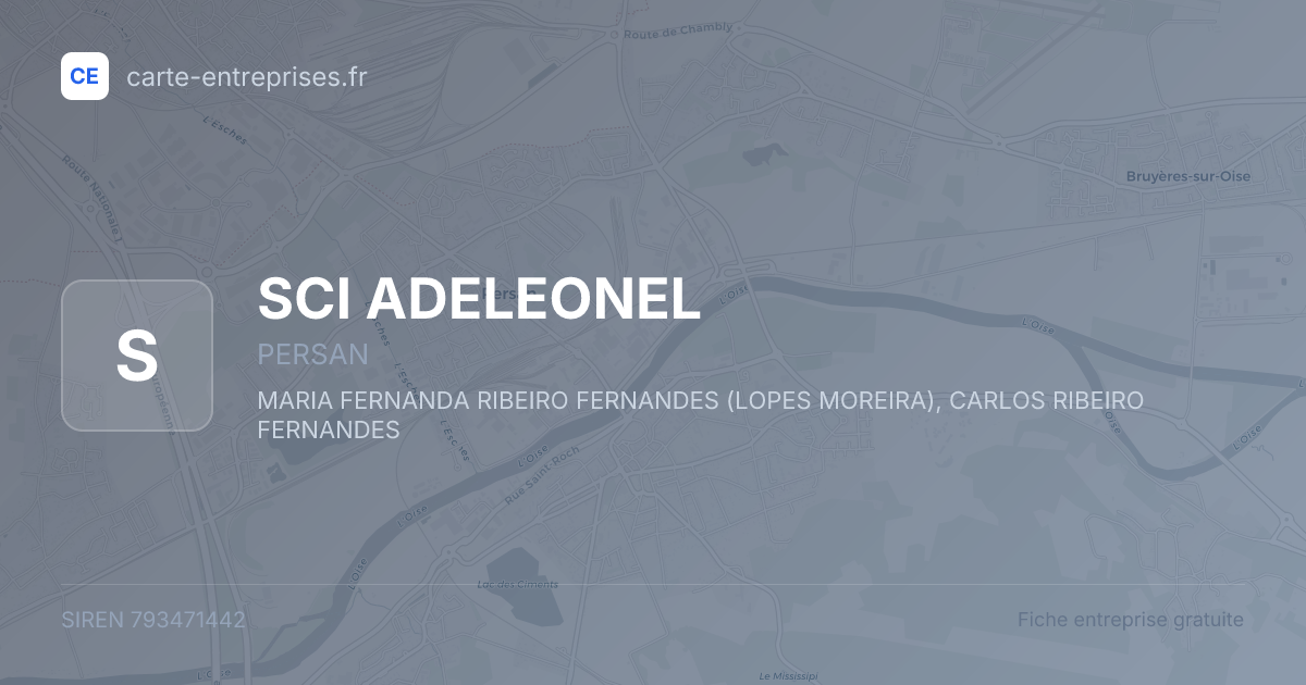 SCI ADELEONEL — 793471442 — fiche entreprise