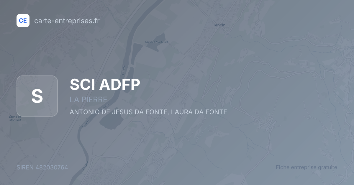 SCI ADFP — 482030764 — fiche entreprise