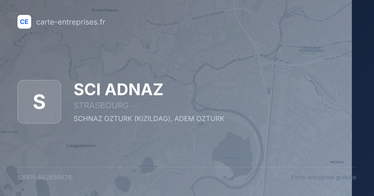 SCI ADNAZ — 482656626 — fiche entreprise