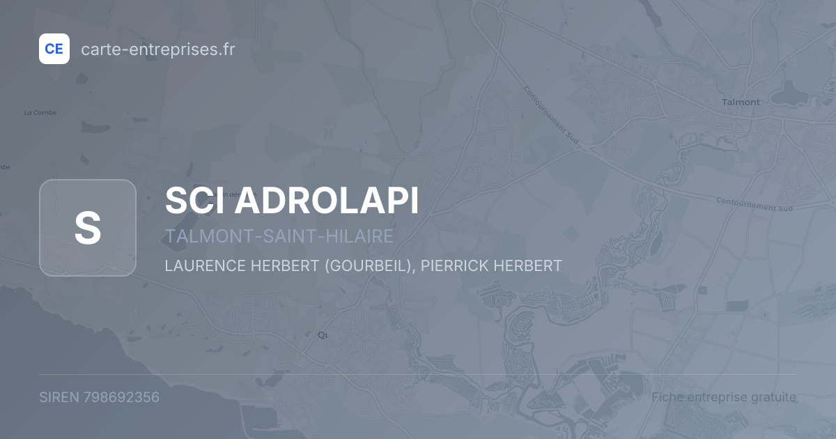 SCI ADROLAPI — 798692356 — fiche entreprise