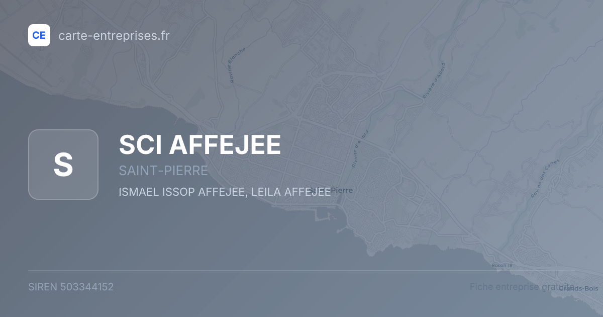 SCI AFFEJEE — 503344152 — fiche entreprise