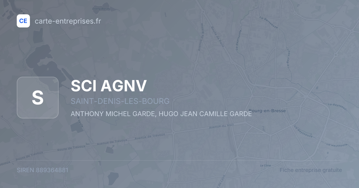 SCI AGNV — 889364881 — fiche entreprise