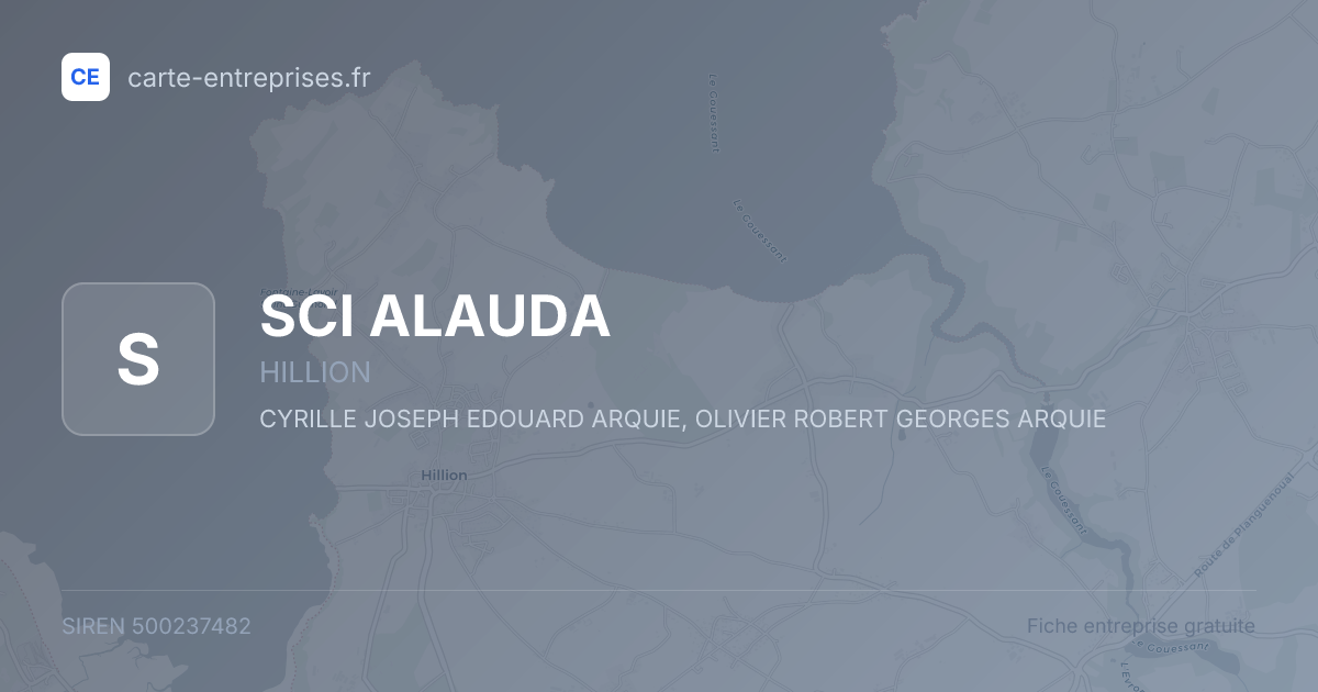 SCI ALAUDA — 500237482 — fiche entreprise