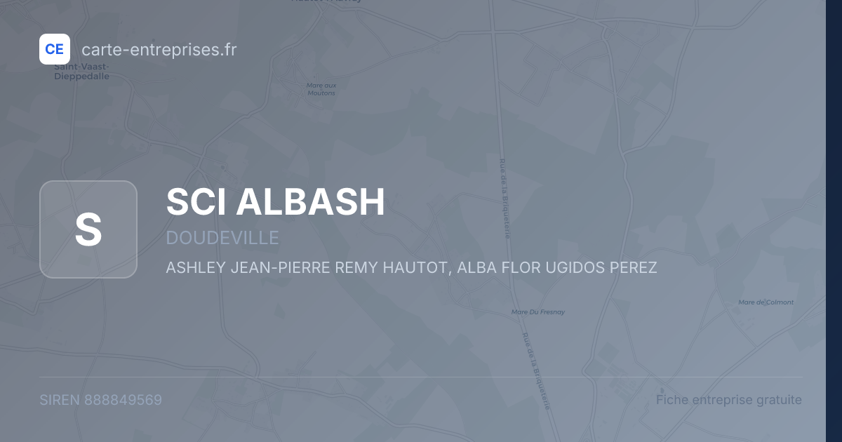 SCI ALBASH — 888849569 — fiche entreprise